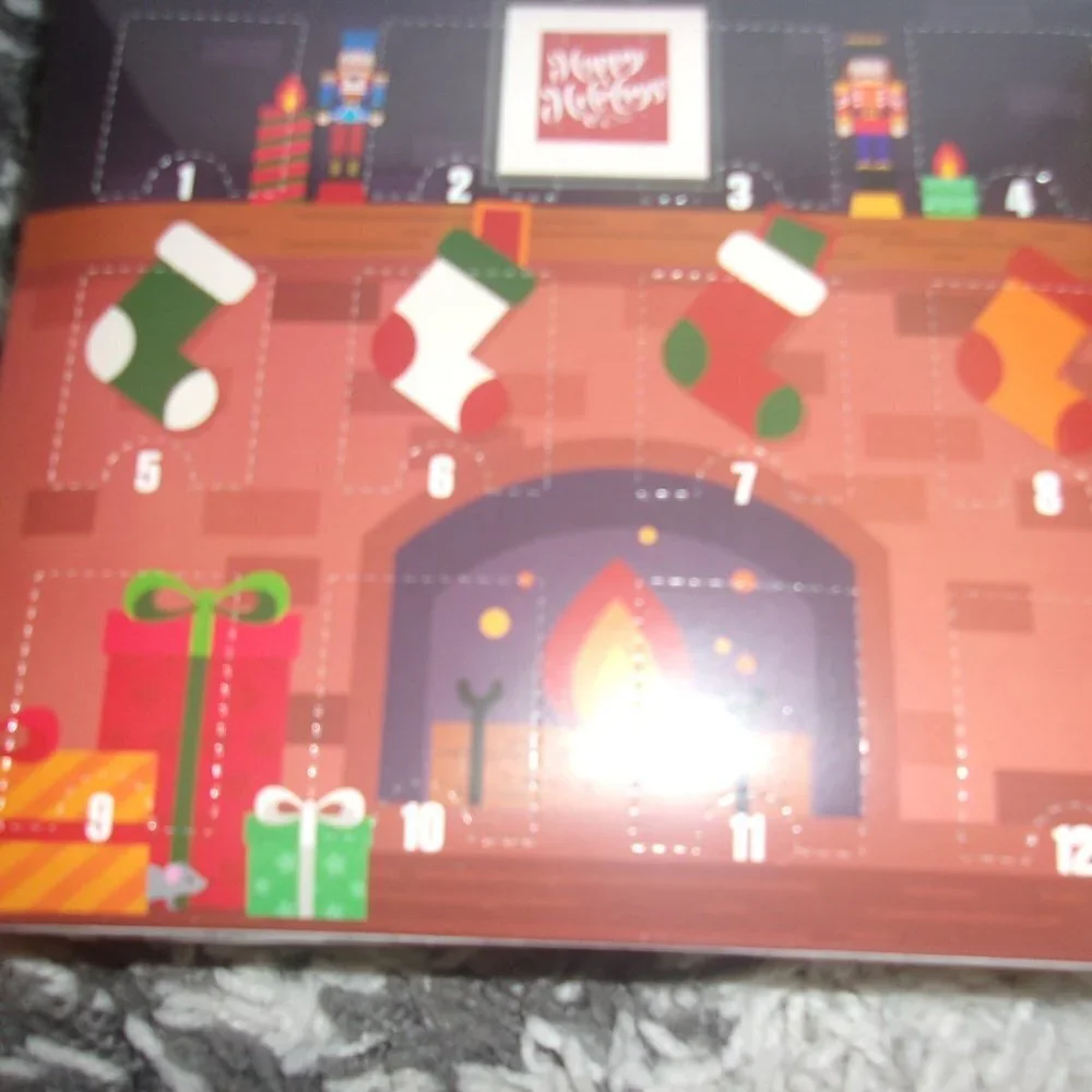12 days of socks Christmas no show size 9-11 new advent
